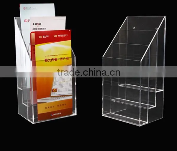 Acrylic magzine display stand