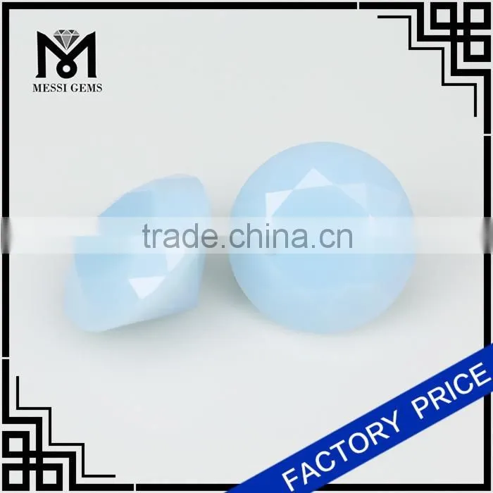 synthetic nano stone round diamond cut nano gem for jewelry