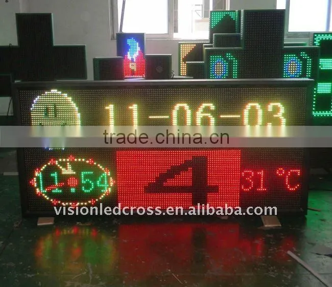 Full color Led Signage P12.5 display animations and videos
