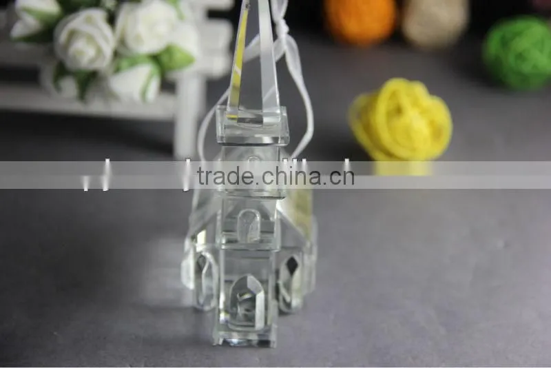 unique design Crystal house model For christmas gift