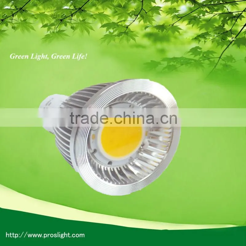 GU10,MR16 COB 5w high brightness led spotlight lamp