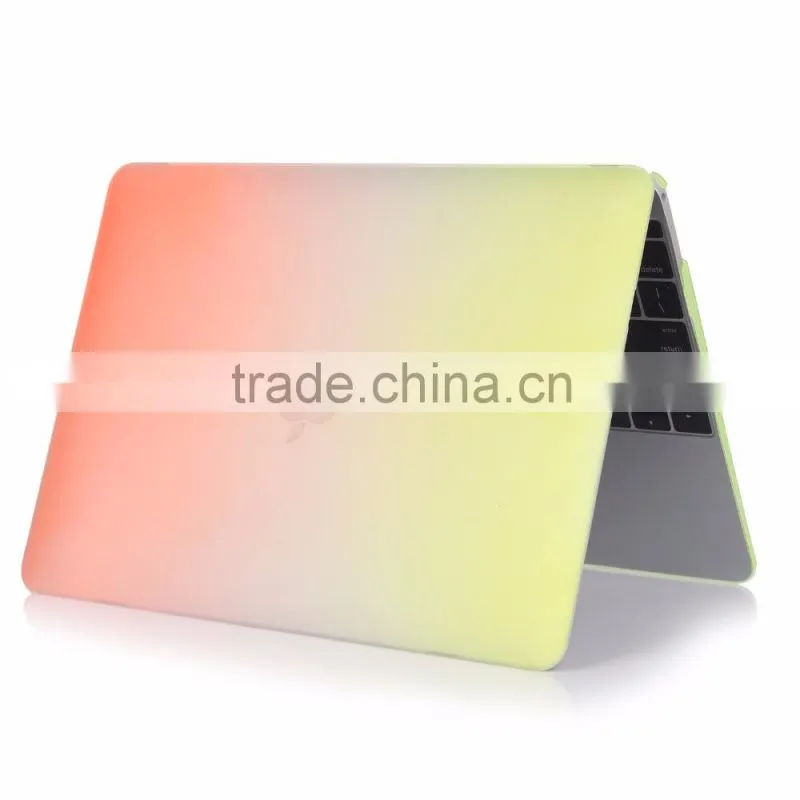 China wholesale 12 inch case for macbook rainbow color covers