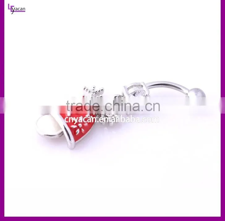 Christmas Dangle Body Jewelry Batman Navel Piercing
