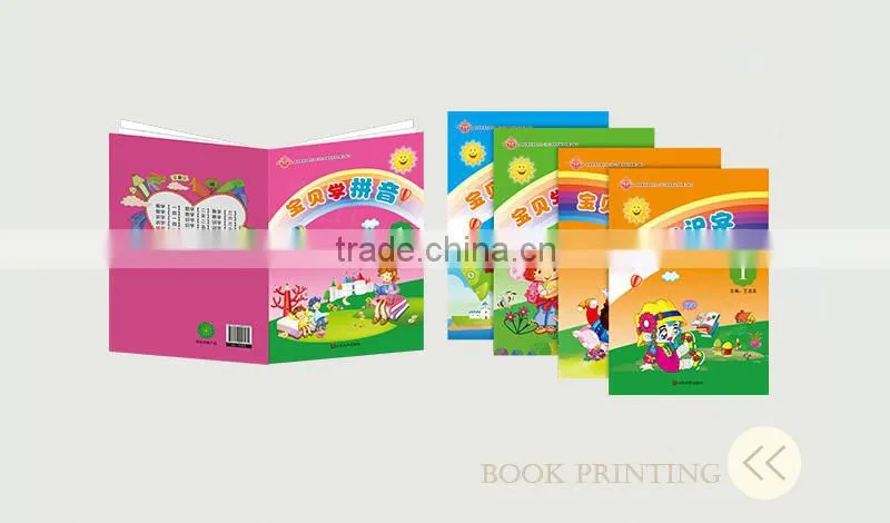 full color children English pillow story book printing