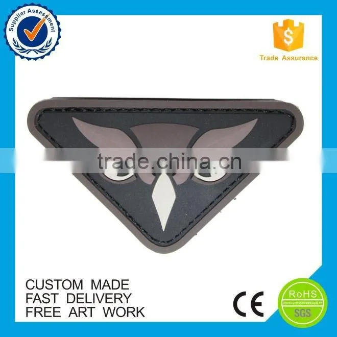 Round custom soft wholesale pvc patch