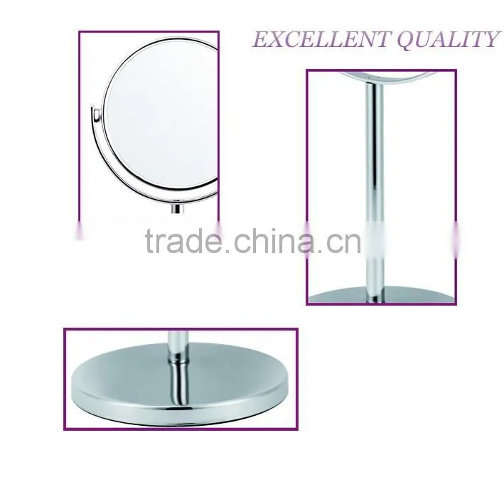 New design vanity metal circular mirror metal hand mirror
