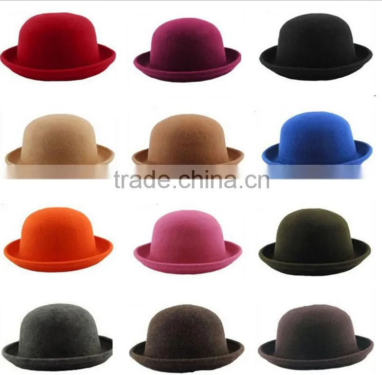 China Promotional High Quality Men's Fedora Hat Custom Logo Band