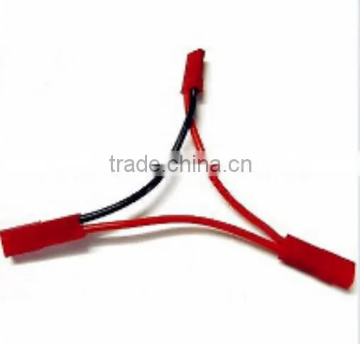 JST 2 Female Plug to 1 Male Y Connector Battery