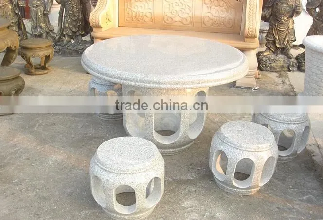 Hot sale black and yellow granite stone bench
