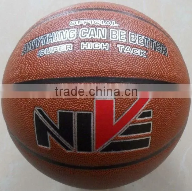 official laminated size 7 PU basketball