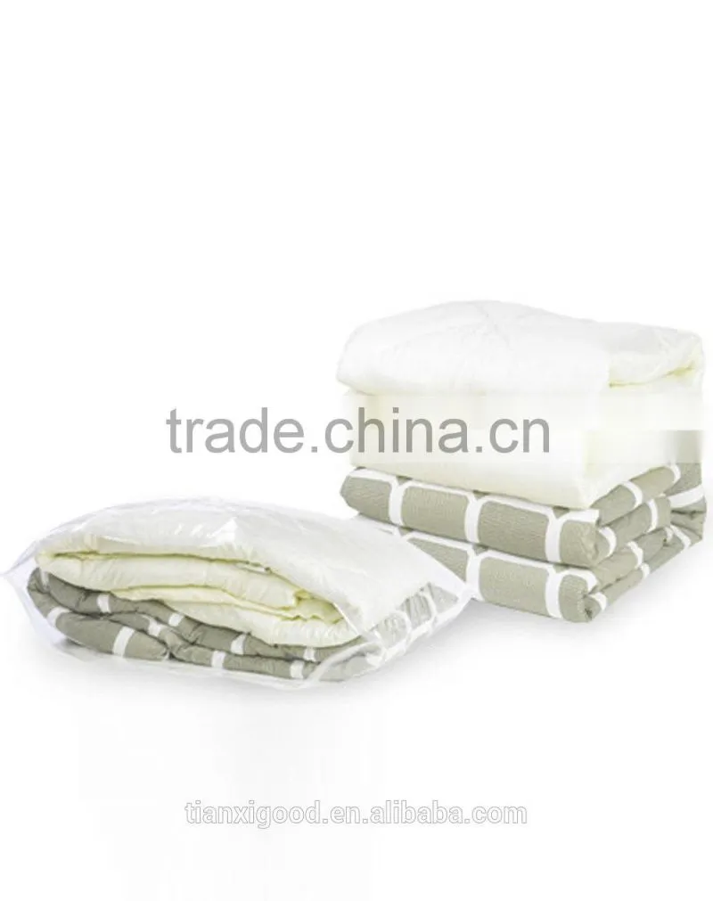 Compressed 75% space Vacuum Bag for bedding and clothes