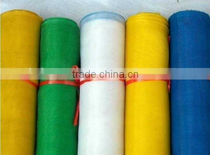 red fiberglass window screen
