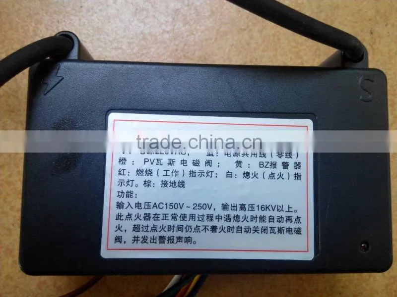 Hot sale factory wholesale black module 220vac gas high voltage ignition transformer for powder coating