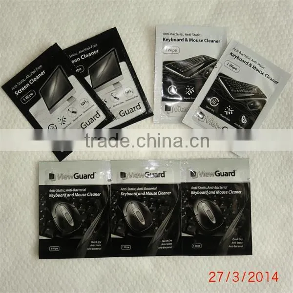 computer screen cleaner wet wipe, laptop lens cleaning cloth kits