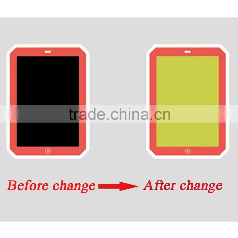 2015 custom reversible water indicator temperature heat sensitive color changing sticker