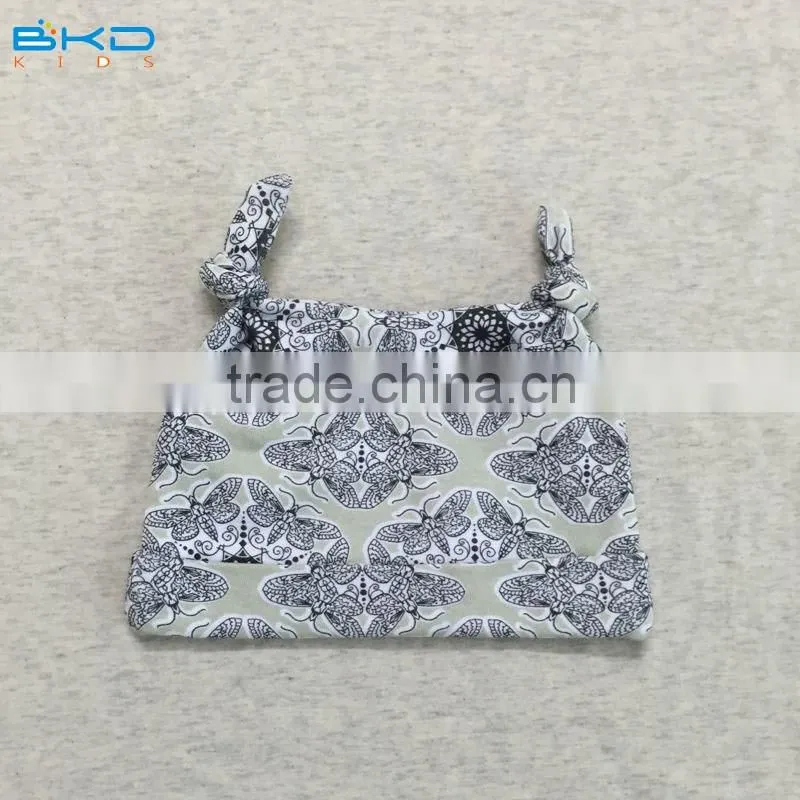 BKD hot selling specially designs infant hats with soft fabric touch infant skin