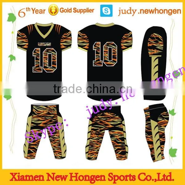 sublimated team set american football shirt, american football shirt made in china
