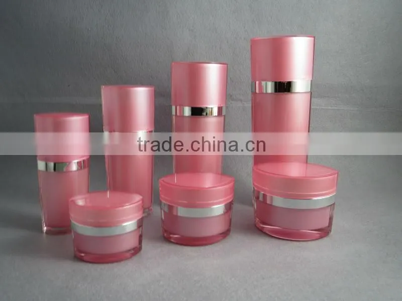 20/40/80/130ml cosmetic lotion bottle with PMMA material