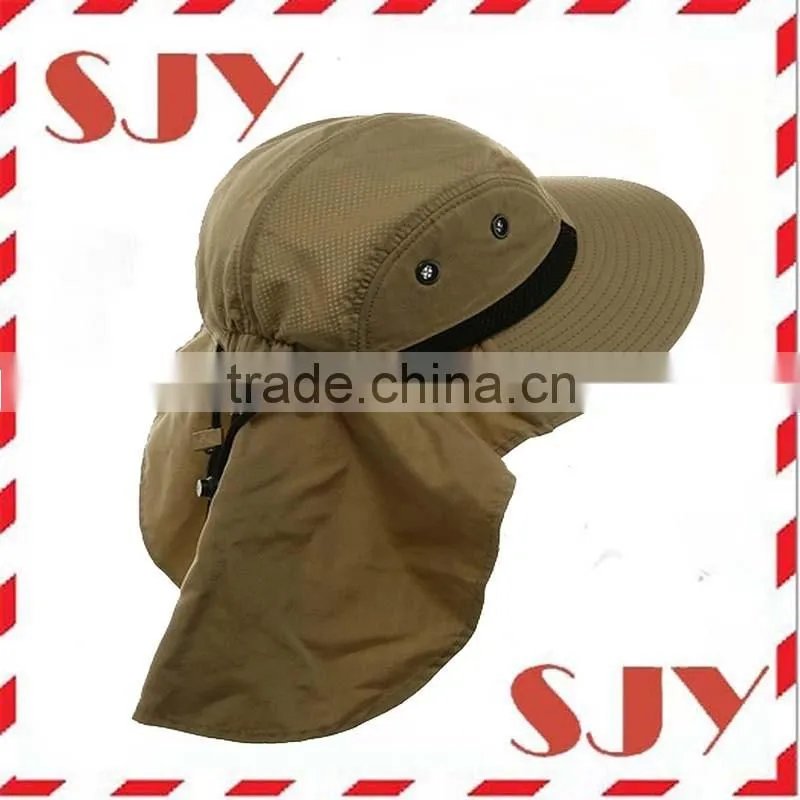 Custom Fishing Cap with Ear and Neck Flap Cover