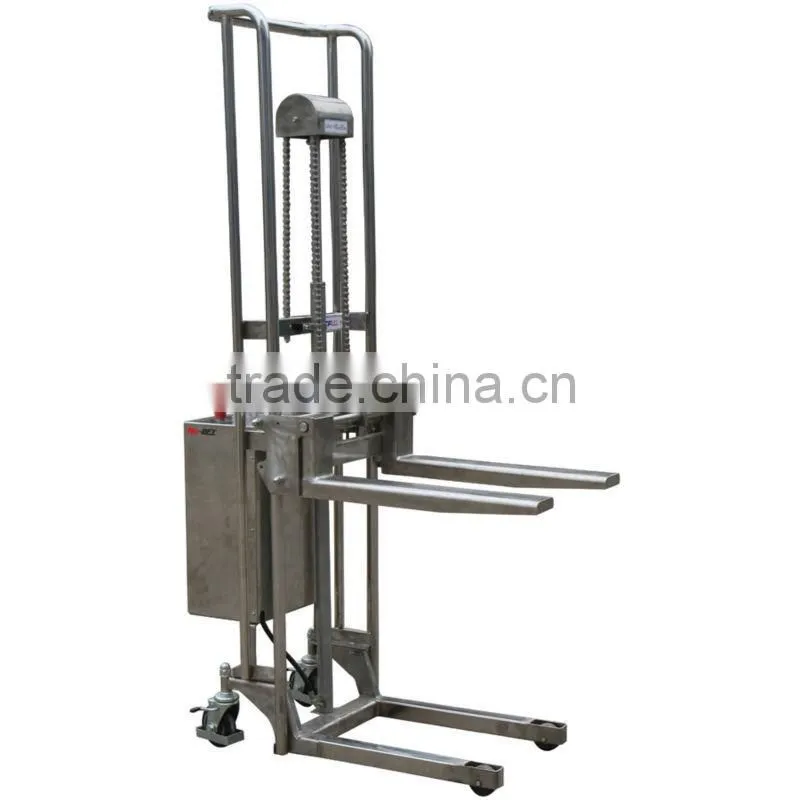 Hydraulic Electric Stainless Steel Forklift Stacker