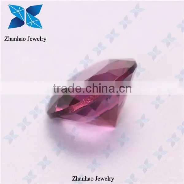 Jewelry making faceted colored glass stone with chinese new product
