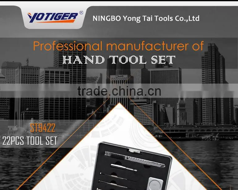 22Pcs Plastic Mini Tool Set in Case,Christmas Gift Box