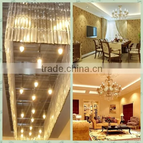 High quality glass ball lamp 420lm tungsten filament lamp E27 4w tungsten halogen lamp