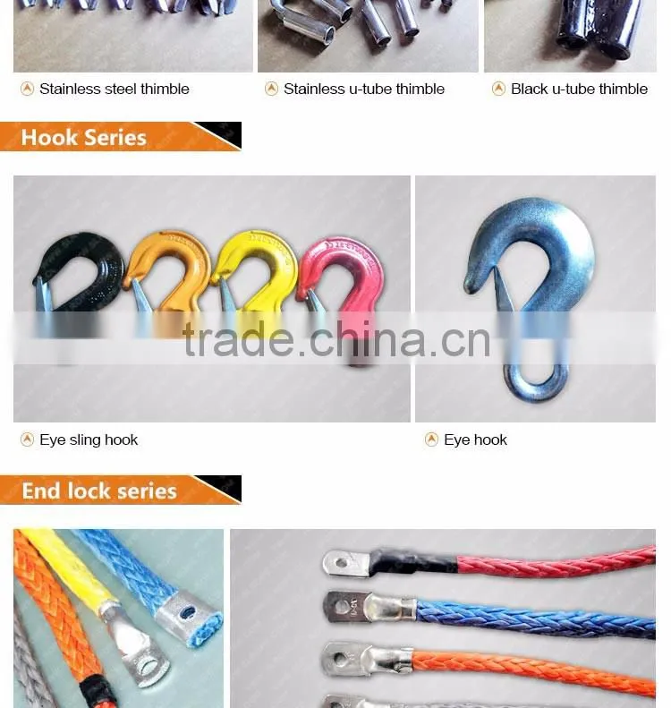 China wholesale Customized For pulling or lifting Popular winch bar rope