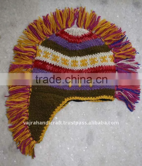 Knitted Mohawk Hat