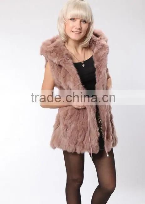 2015 new arrival rex rabbit fur vest for women RV10