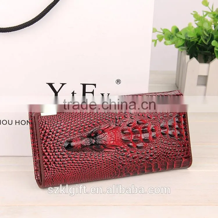 2016 custom genuine leather wallet womens wallet lady girls wallet