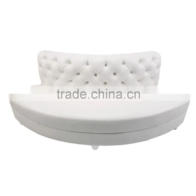 Modern leather booth tufted banquette seating restaurant furniture