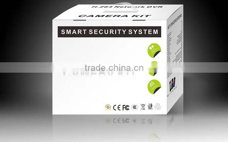 4CH AHD DVR security camera system outdoor 4camera cctv kit