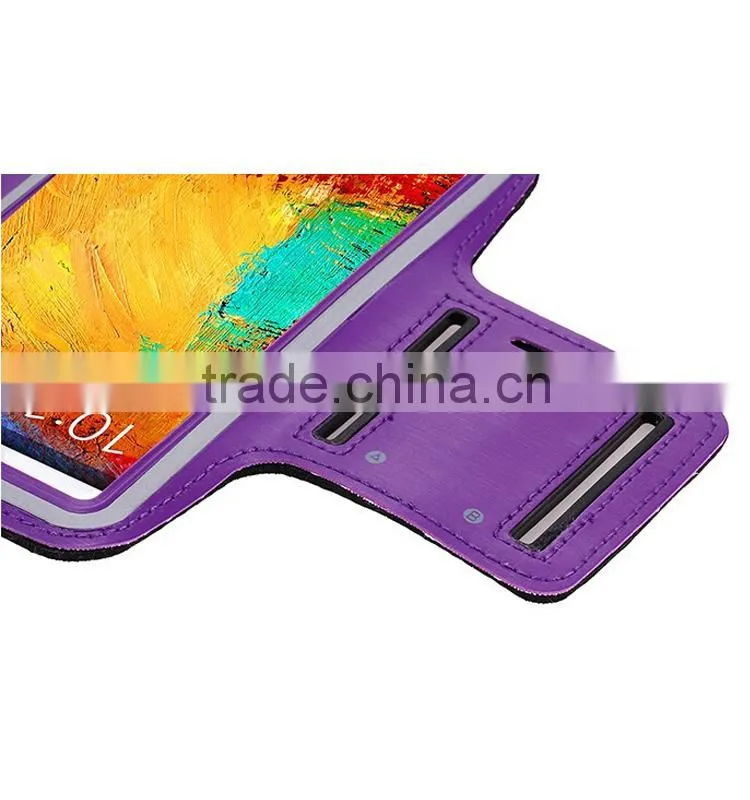 2015 best mobile phone accessories soft lycra material sport stretch armband