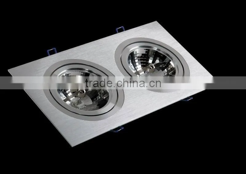 high lumen aluminum round LED spotlight recessed installation