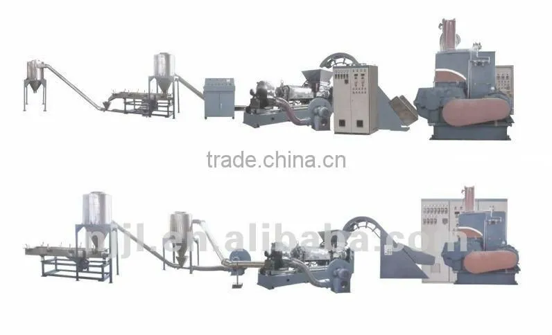 wind cooling die face hot cutting pelletizing line
