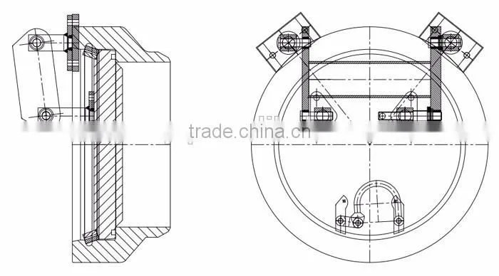 pig trap closures quick open closure