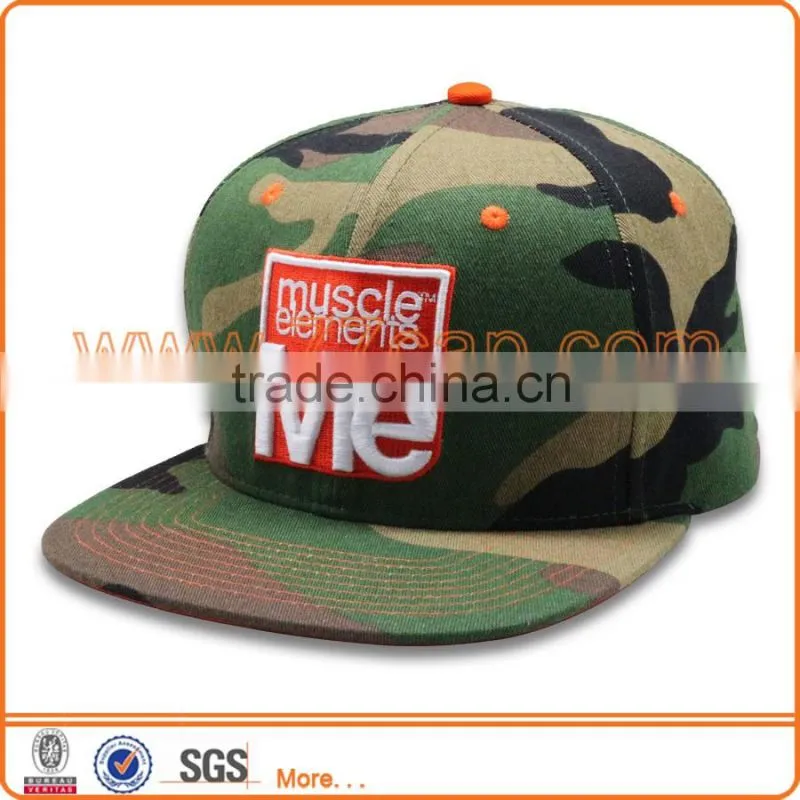 100% cotton material and embroidered pattern new military caps