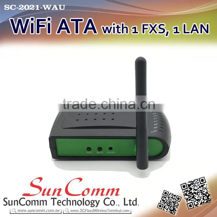 SC-2021-WAU with 1 FXS, 1 WAN WiFi ATA