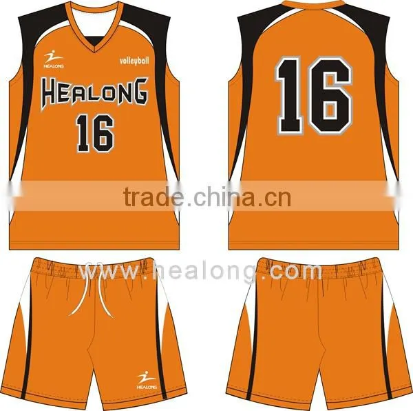 custom sleeveless plain volleyball jersey