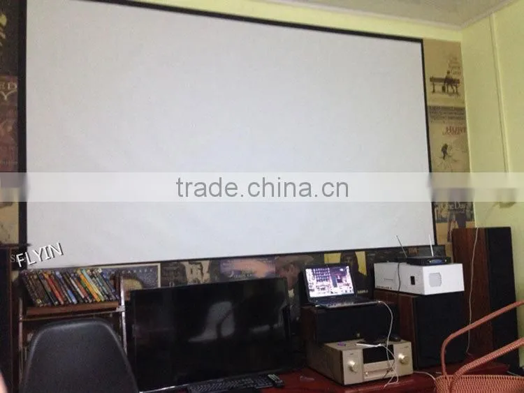 100 inch 16:9 Ratio Manual Fabric Projection Screen Projector Screen
