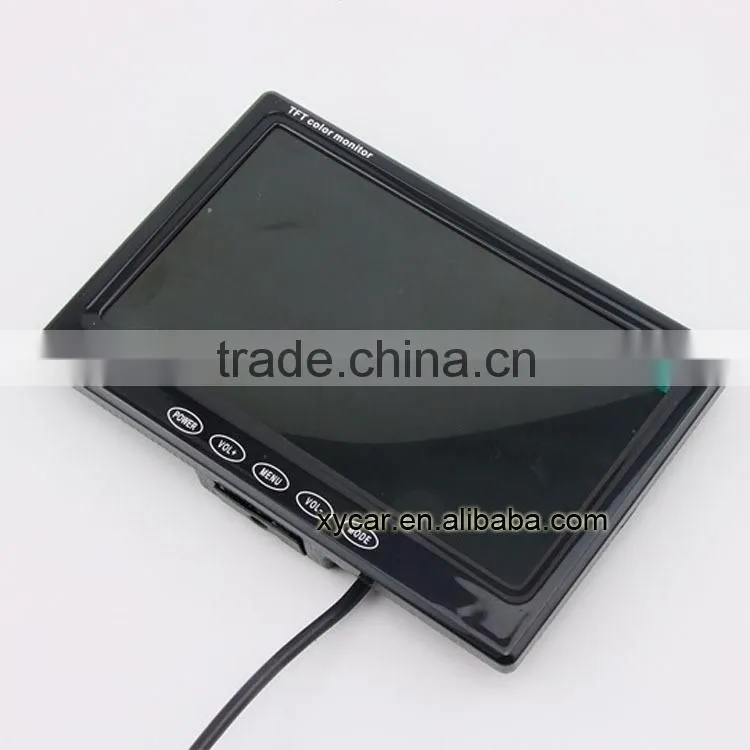 car reversing aid parking system car lcd display monitor ,7inch car lcd monitor XY-2073S
