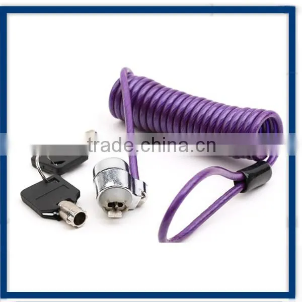 Laptop Tablet security spring cable lock