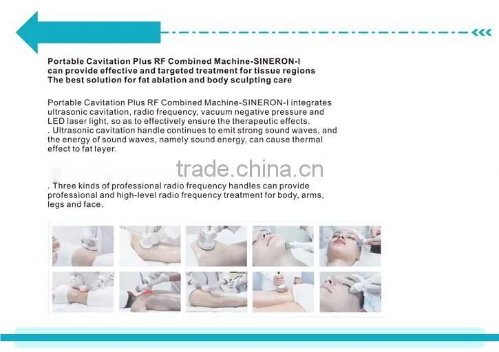 Portable vacuum cavitation RF system fat removal wrinkle removal body shaping beauty machine-V100 promotion price on sale!!!