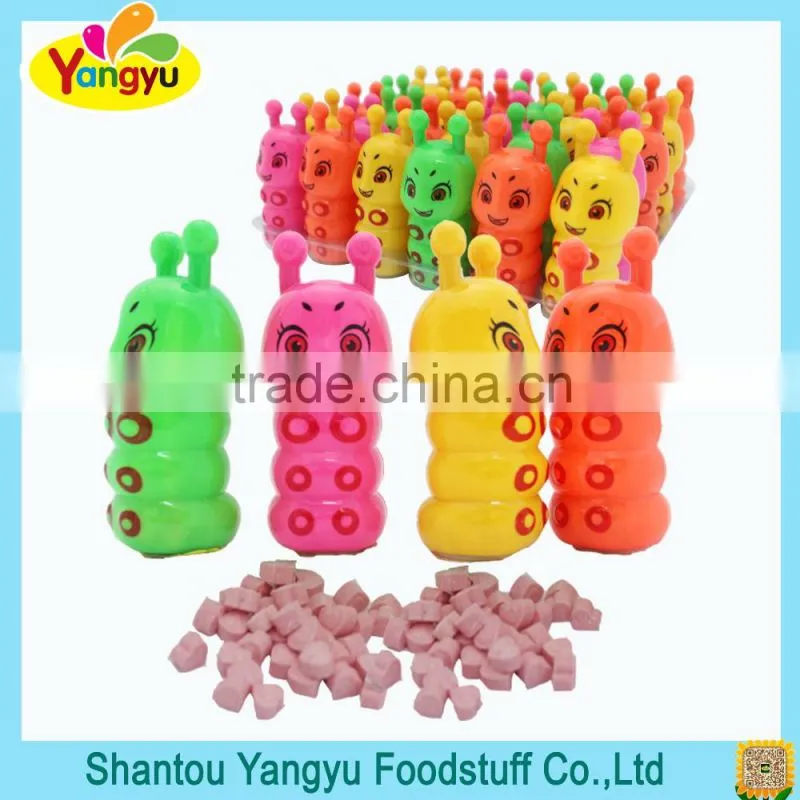 Caterpillar Mini Fruits Heart Shape Pressed Candy