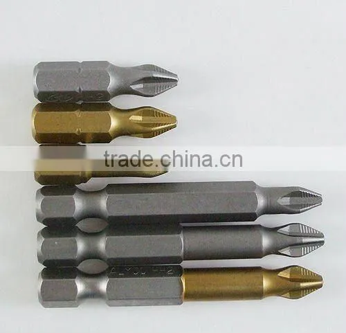 Anti-Slip POZI Screwdriver Bits