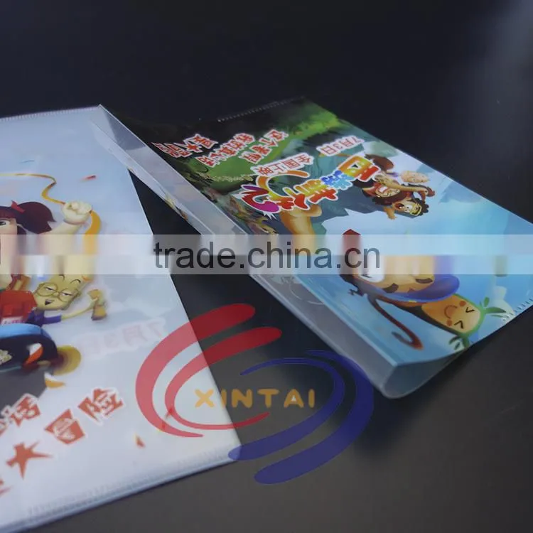 high quality stationary file folder for a4 documents, pp plastic material.