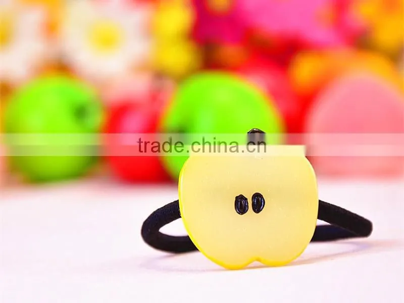 Hot sale Fresh Fruit Hairpin Hair Accessories Elastic Hair Ties for girls