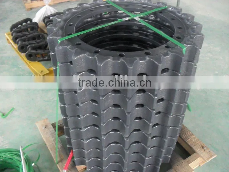 Undercarriage part: sprocket,idler,track roller,carrier roller, track link, track rubber for excavator bulldozer machinery