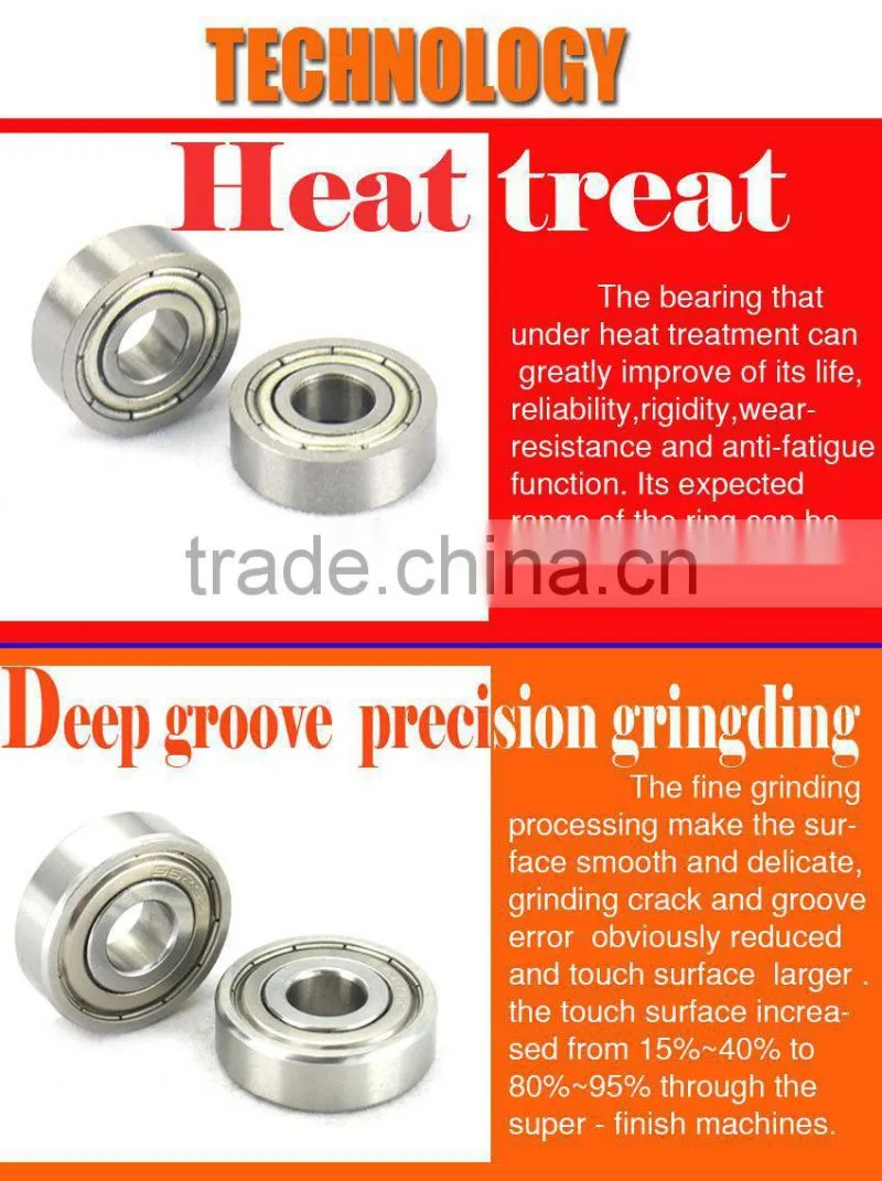 Can bear radial load and axial load 608 ball bearing